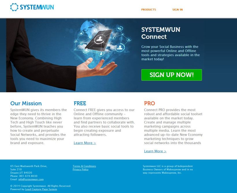 SystemWUN HomePage
